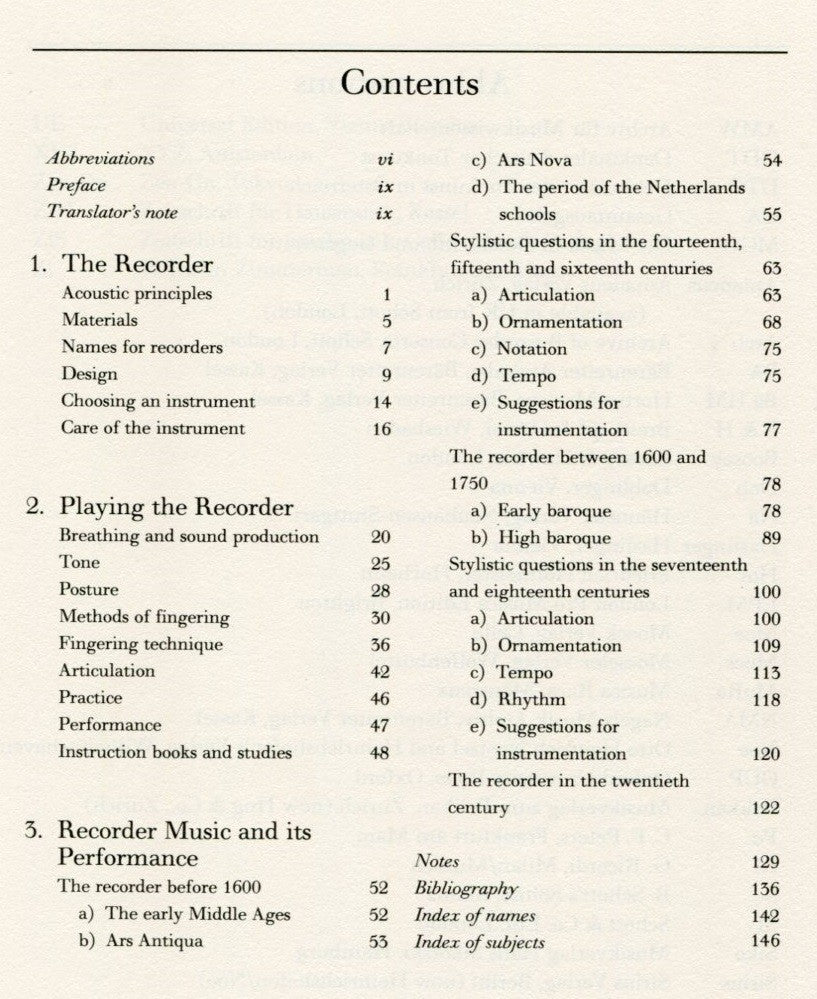 The Recorder Players Handbook