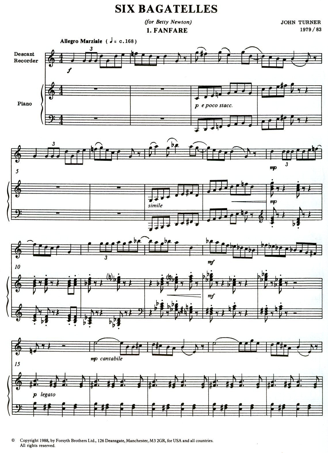 Six Bagatelles