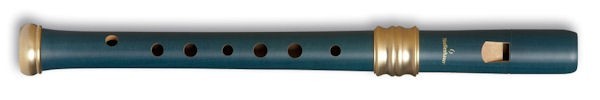 Adri's Dream Descant Recorder (Single holes), Blue Pearwood