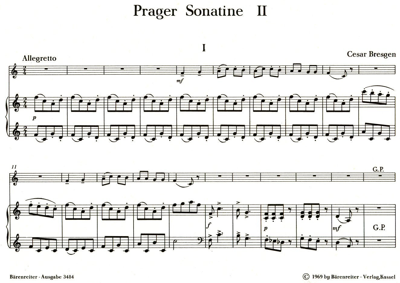 Prager Sonatine II