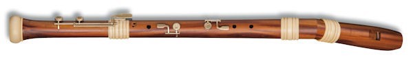 Dream-Edition Knick Bass  Recorder in Plumwood