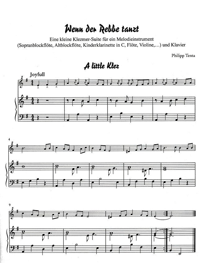 Little Klezmer Suite
