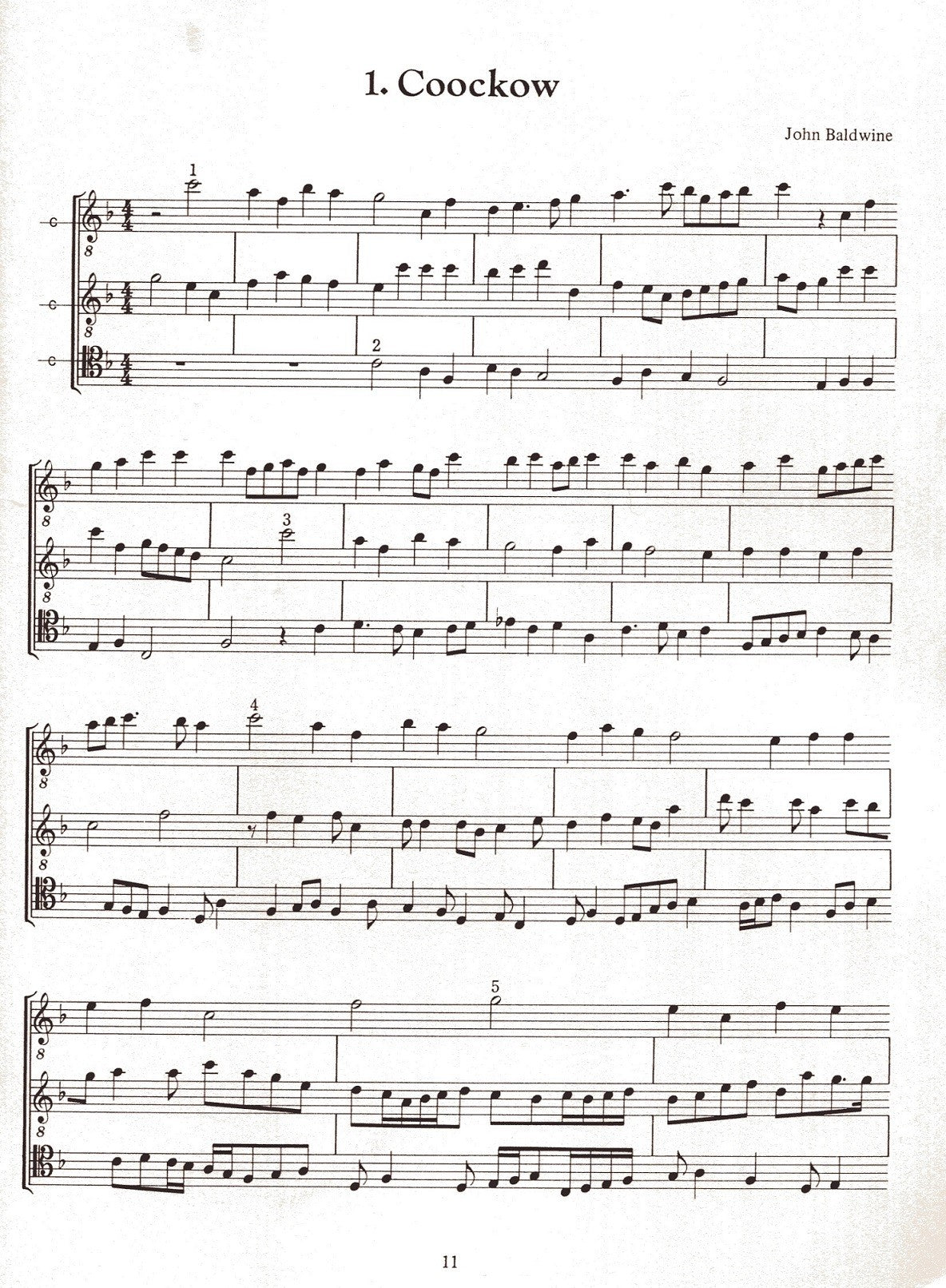 Instrumental Music from the Baldwine-Manuscript Vol 1