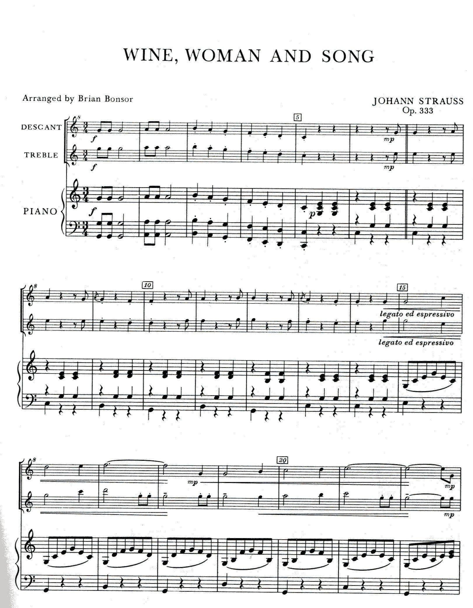 Wine, woman and song