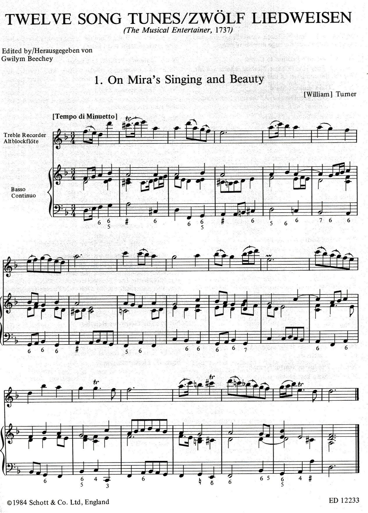 Twelve Song Tunes  The Musical Entertainer
