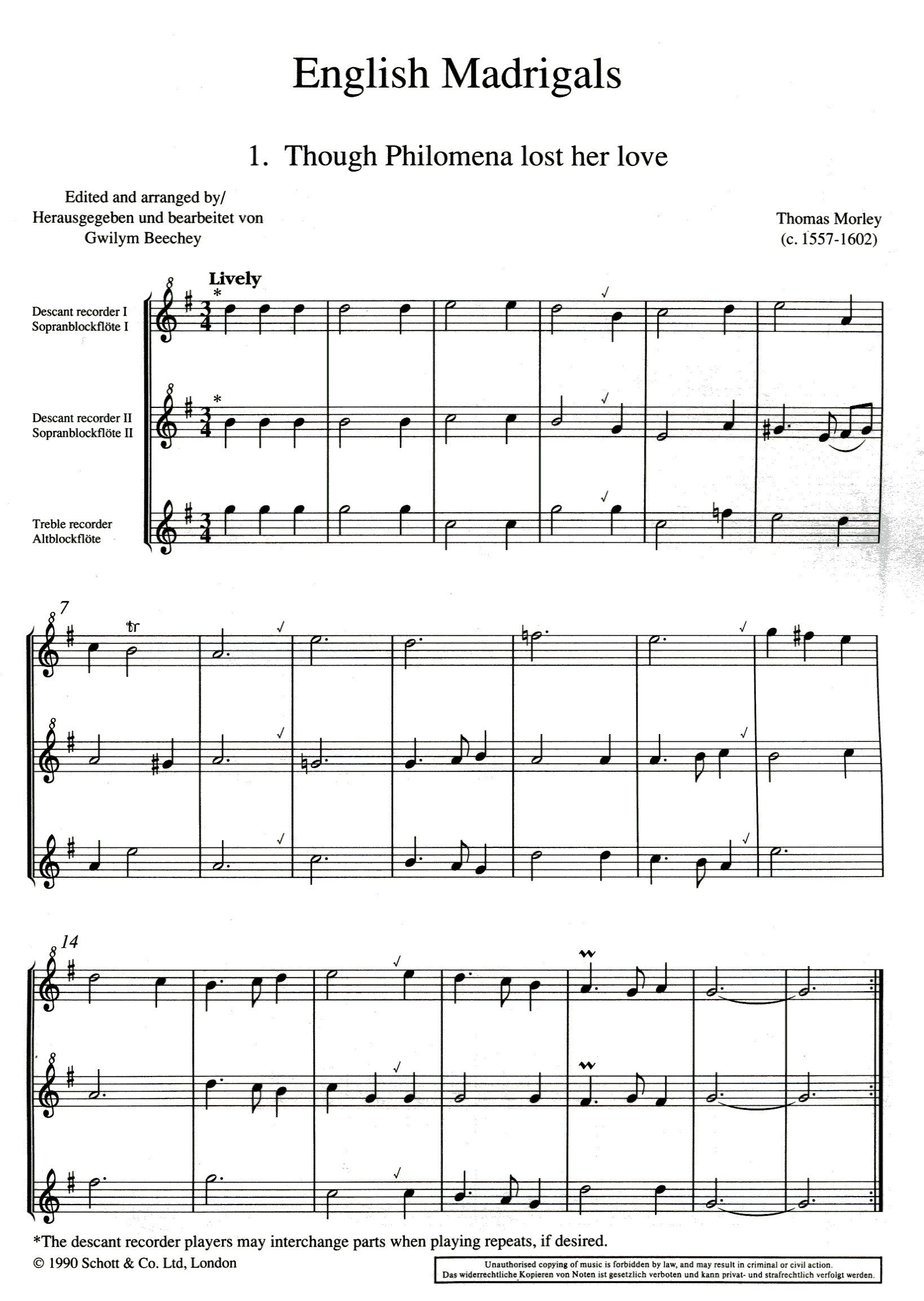 English Madrigals