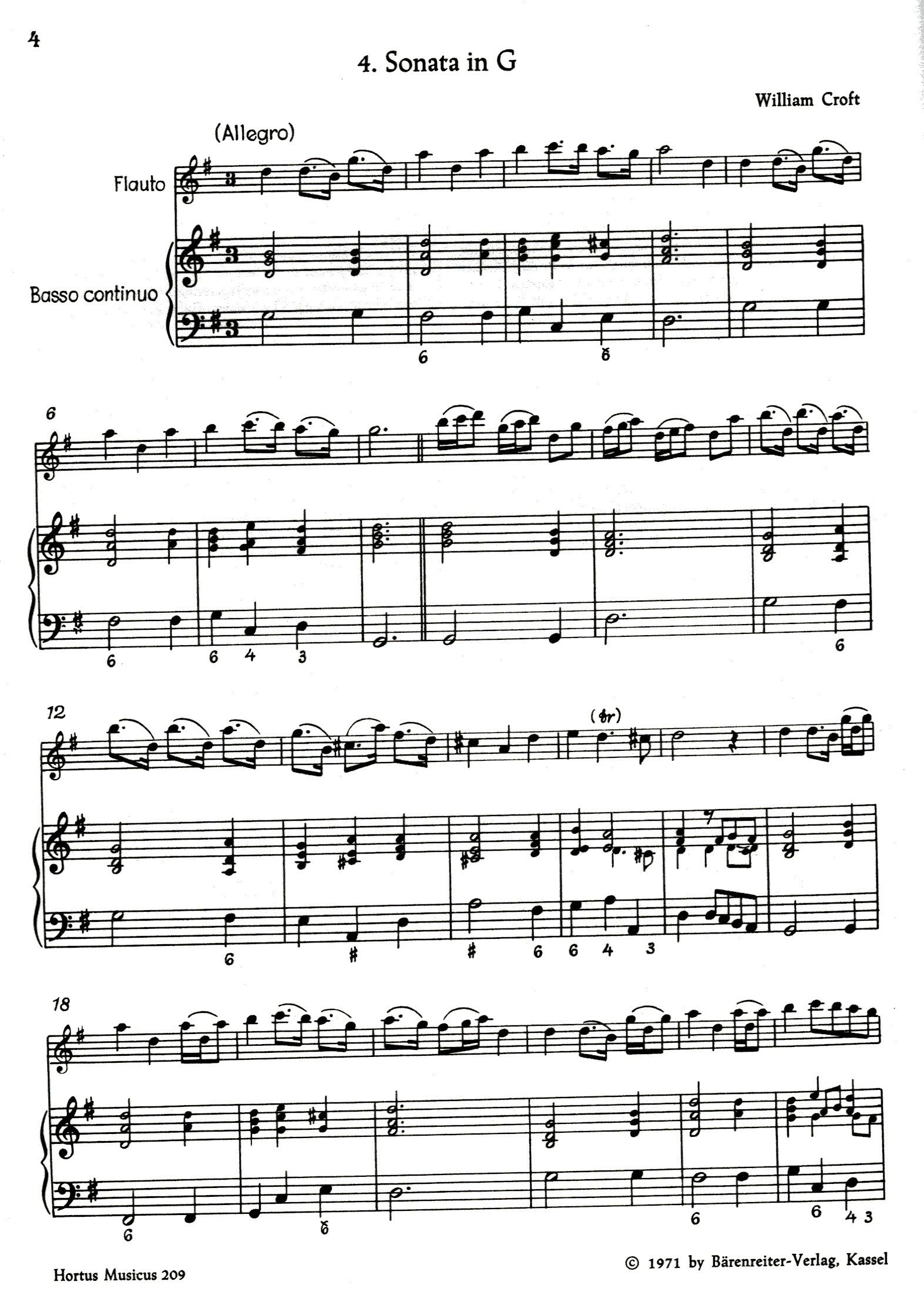 Sonatas by Old English Masters Vol II