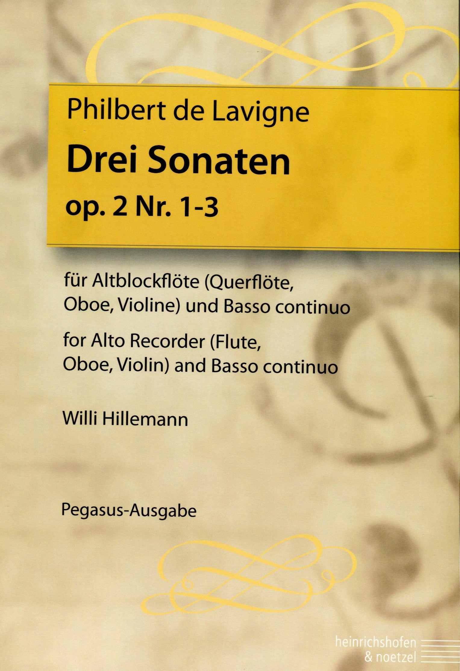 Three Sonatas, Op 2, Nos I-III