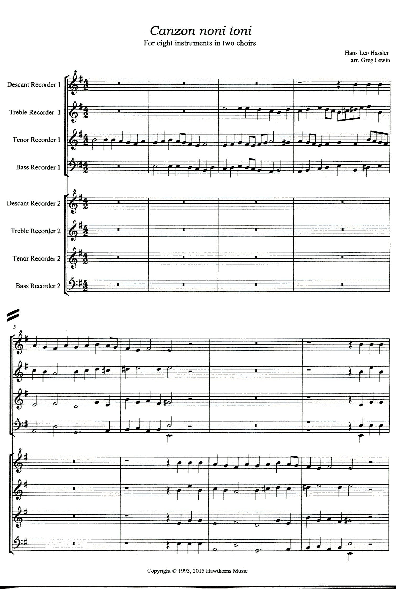 Canzon noni toni