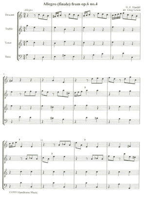 Allegro from Op. 6 no. 4