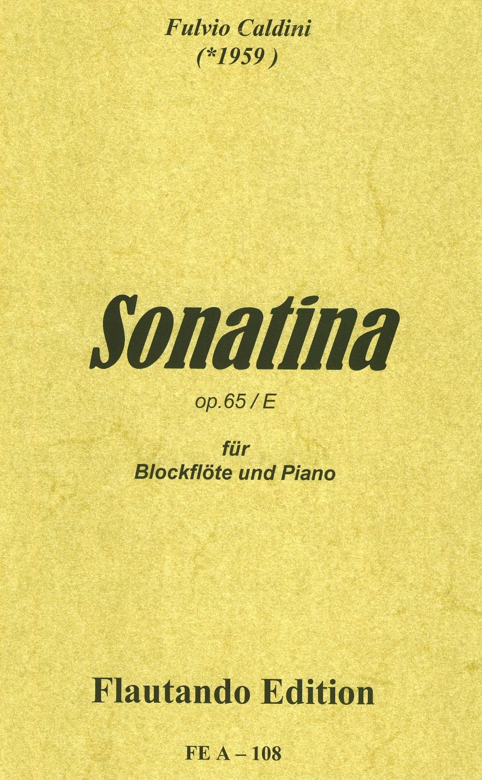 Sonatina Op 65/E