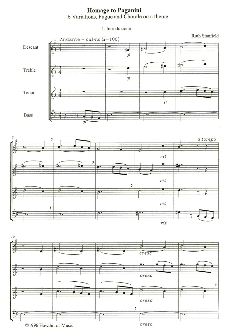 Homage to Paganini