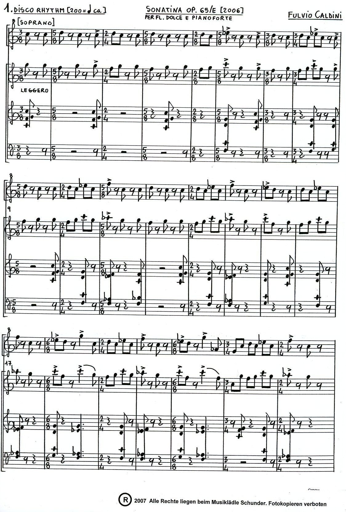 Sonatina Op 65/E