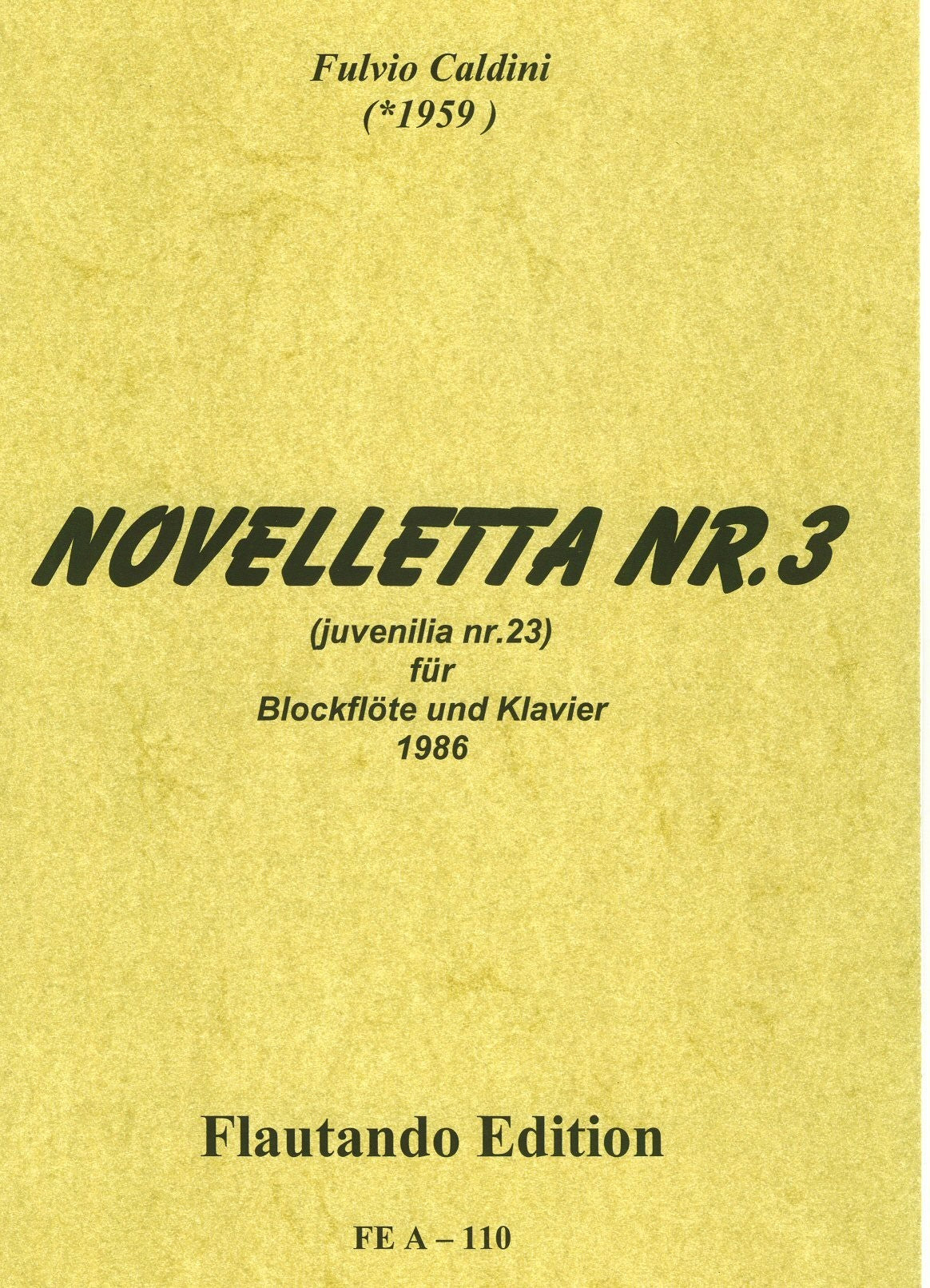 Novelletta Nr 3