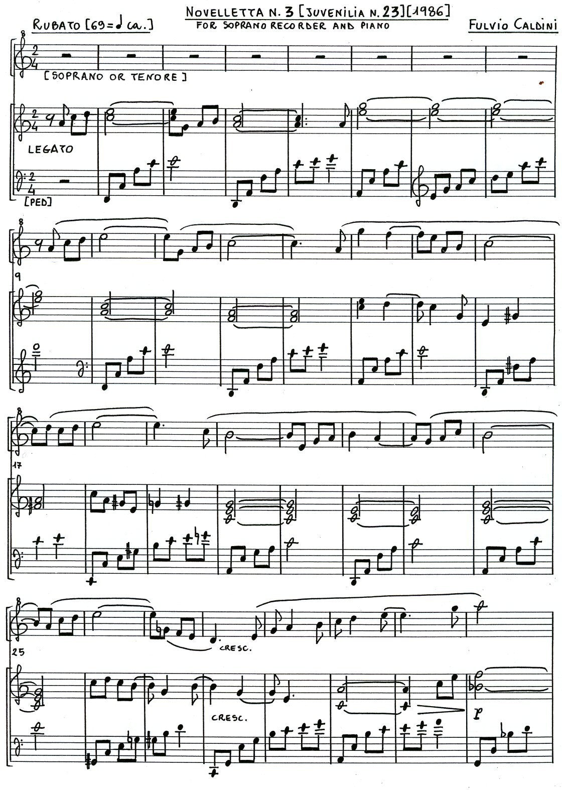 Novelletta Nr 3