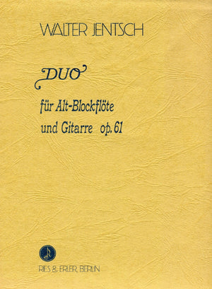 Duo for Treble Recorder and Guitar Op. 61