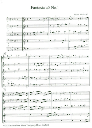 The Royal Wind Music Volume II br Four Fantasias in 5 Parts