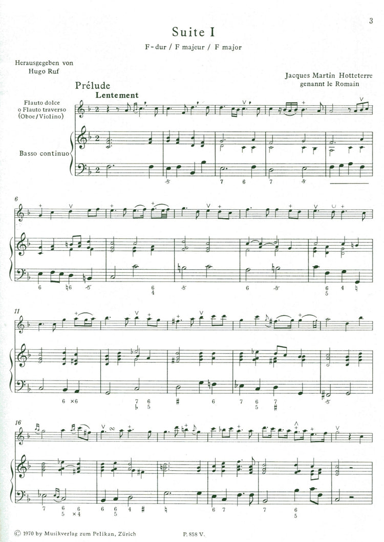 Suite I in F Major