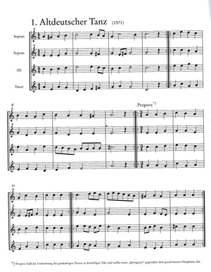 Music for Recorder Quartet I: 12 Pieces of German Classical and Pre-Classical Music