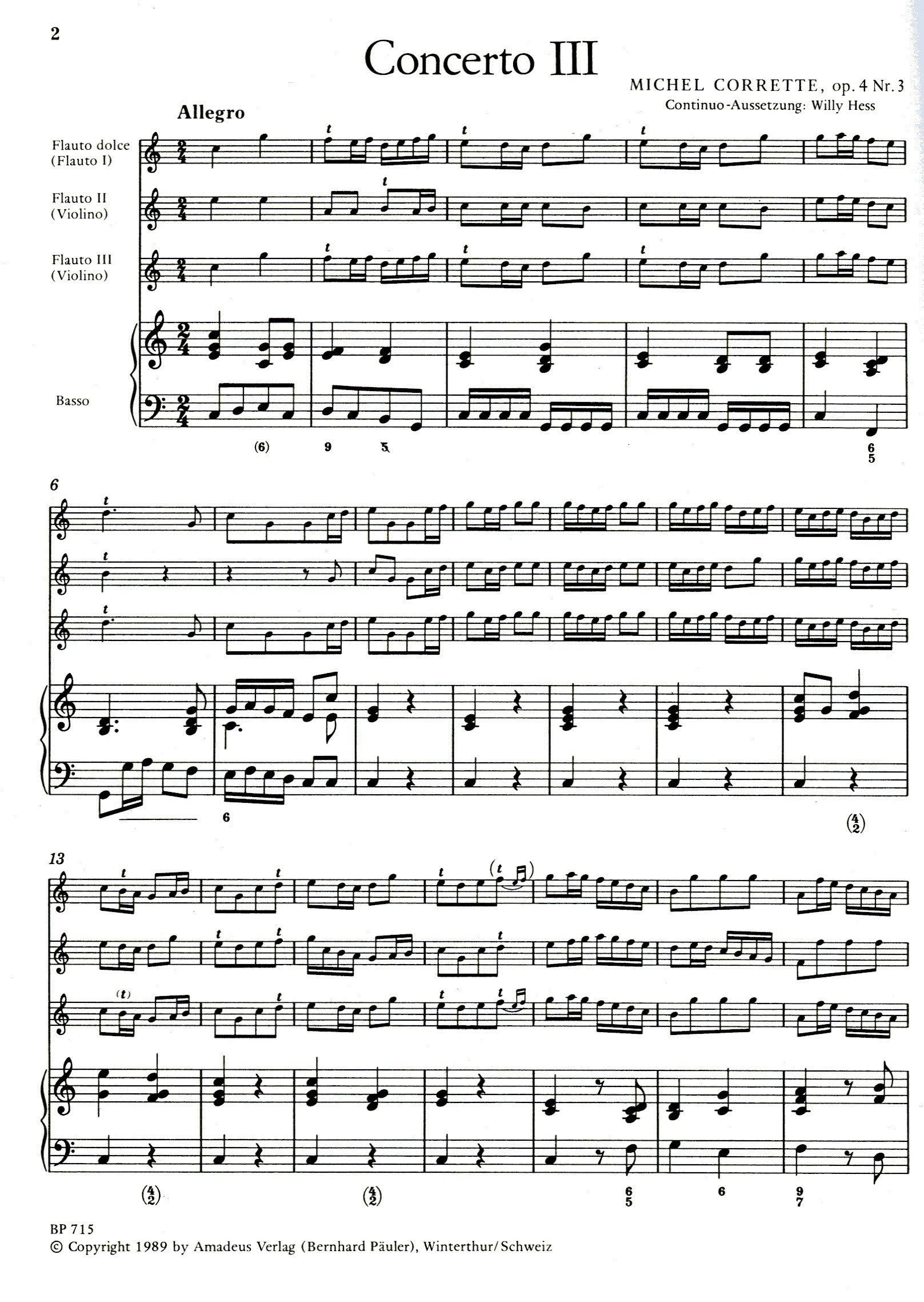 Concerto in C Major