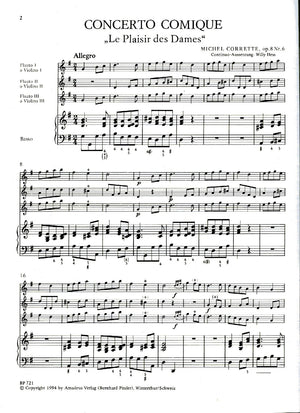 Concerto comique in G Major "Le Plaisir des Dames"
