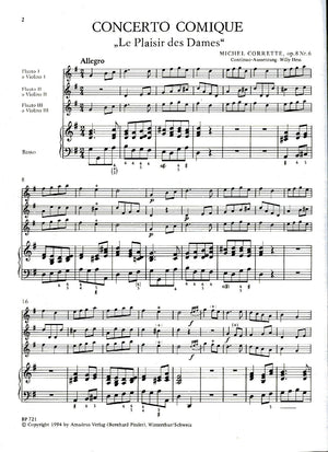 Concerto comique in G Major Le Plaisir des Dames