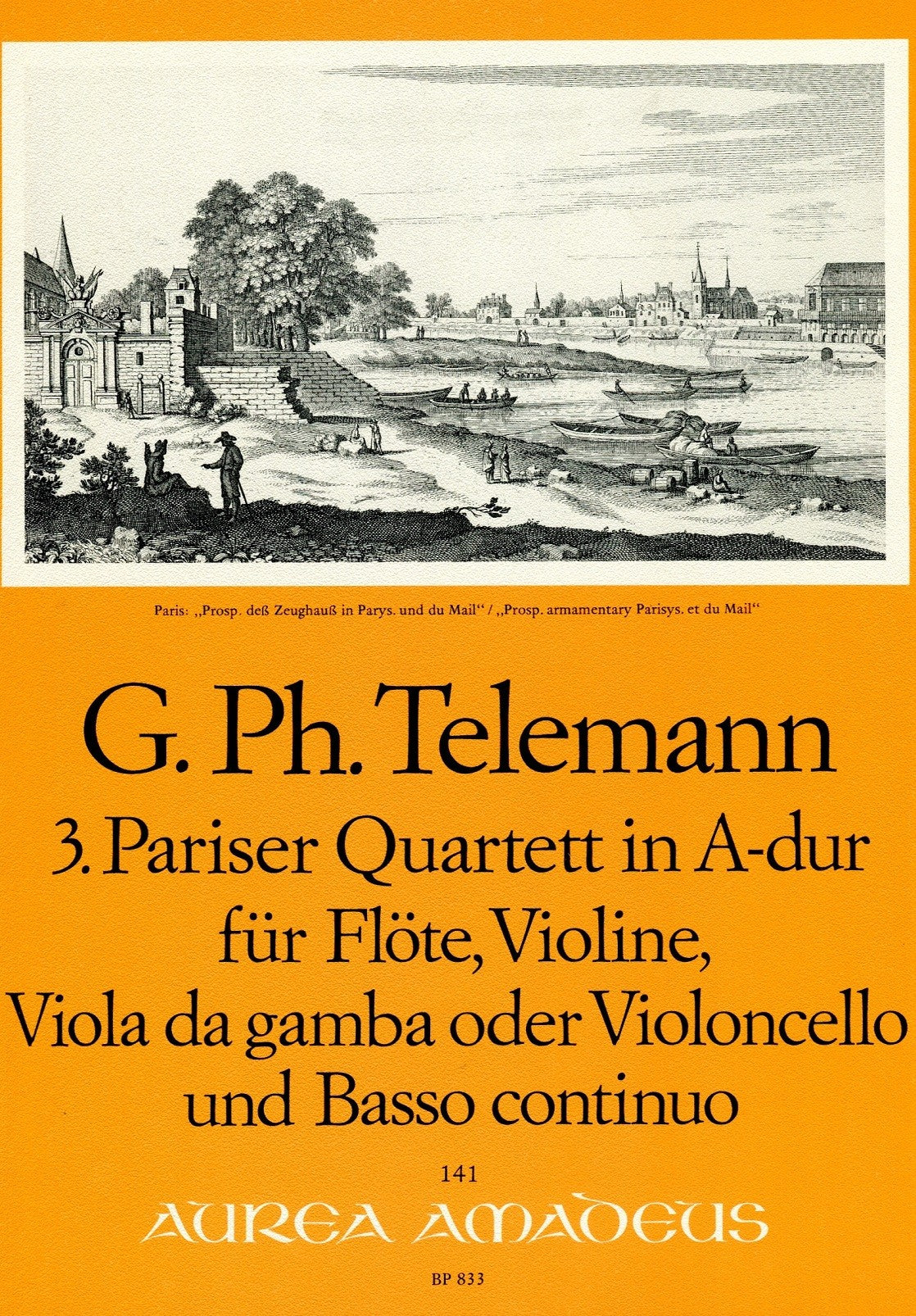 Paris Quartet no. 3 in A Major