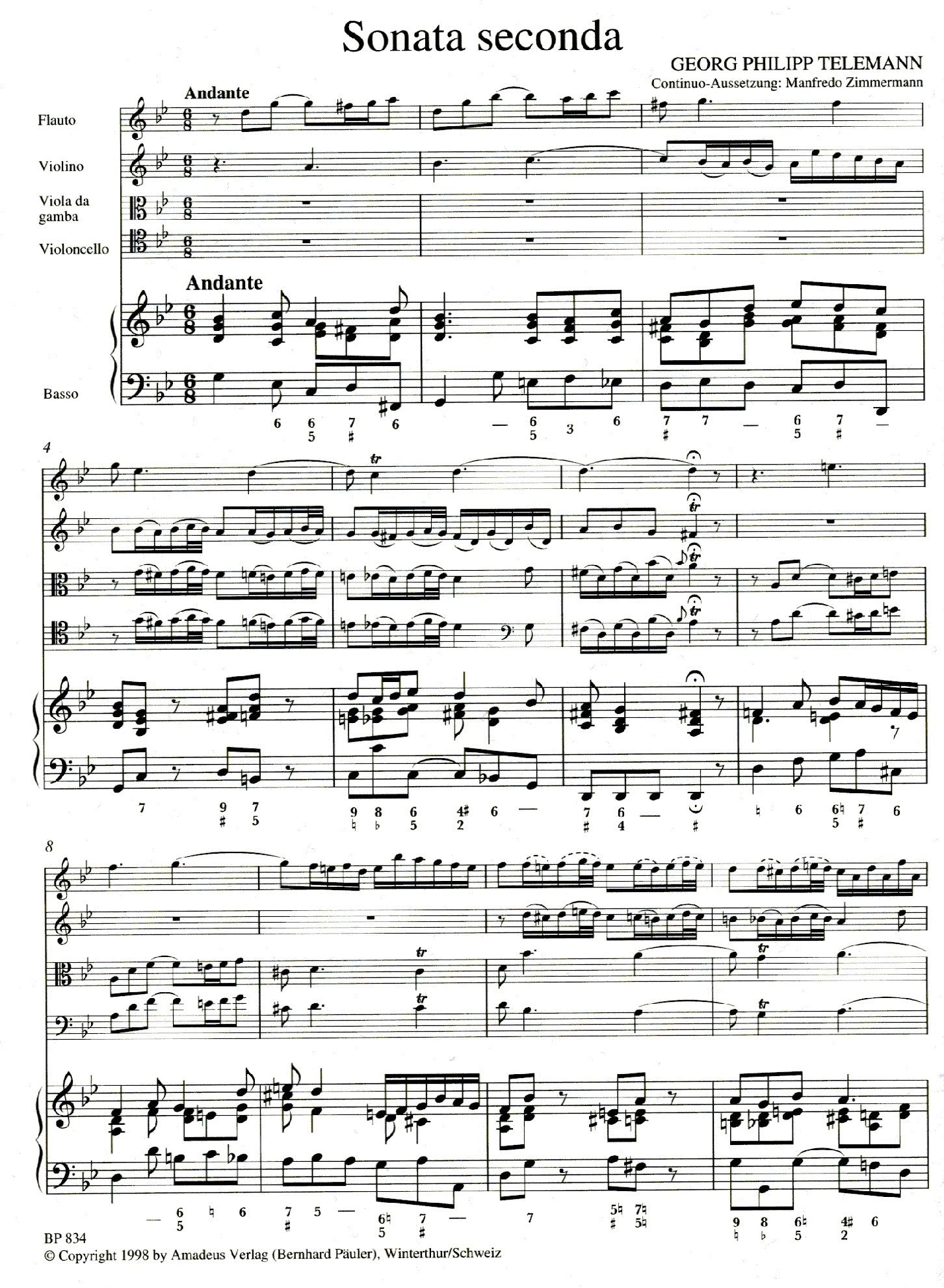 Paris Quartet no. 4 in g minor