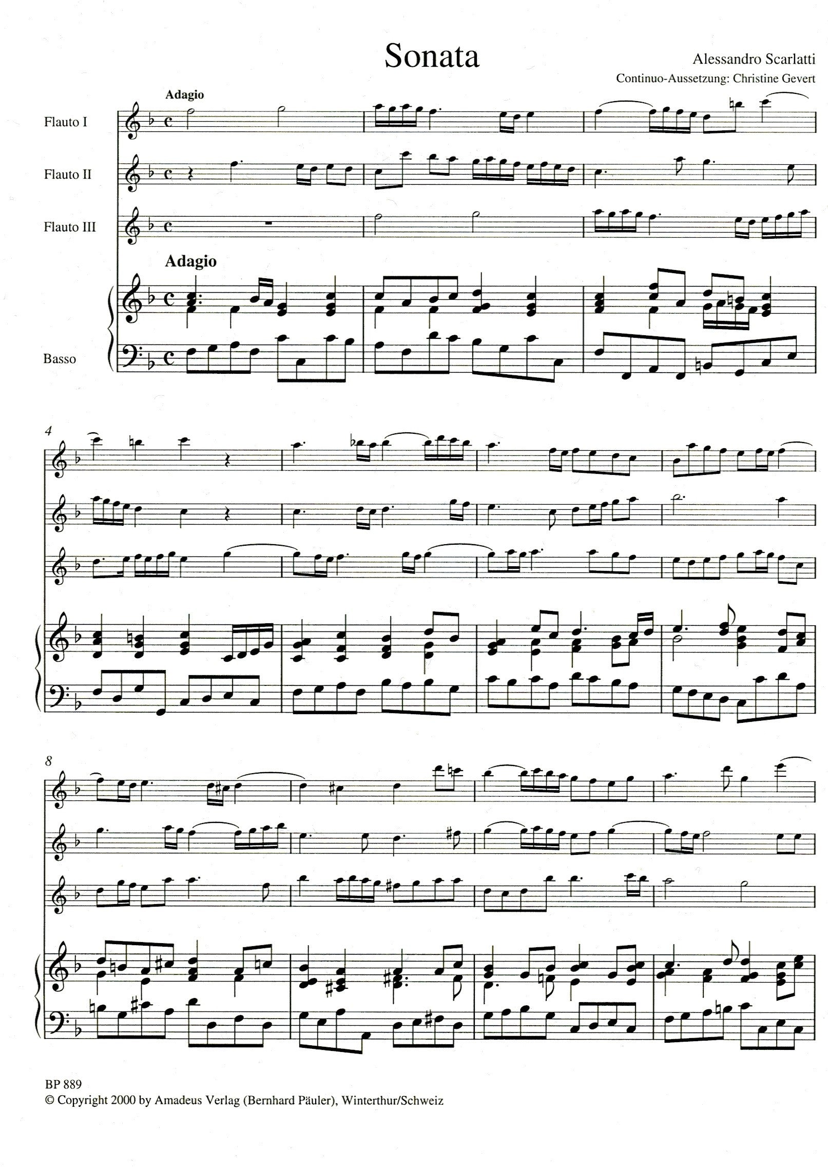 Sonata in F