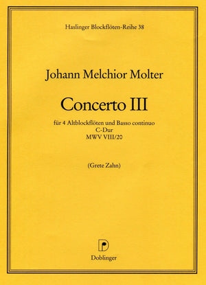 Concerto III C Major MWV VIII/20