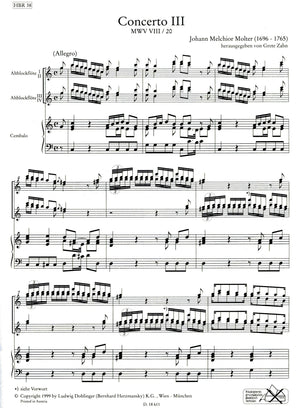 Concerto III C Major MWV VIII/20