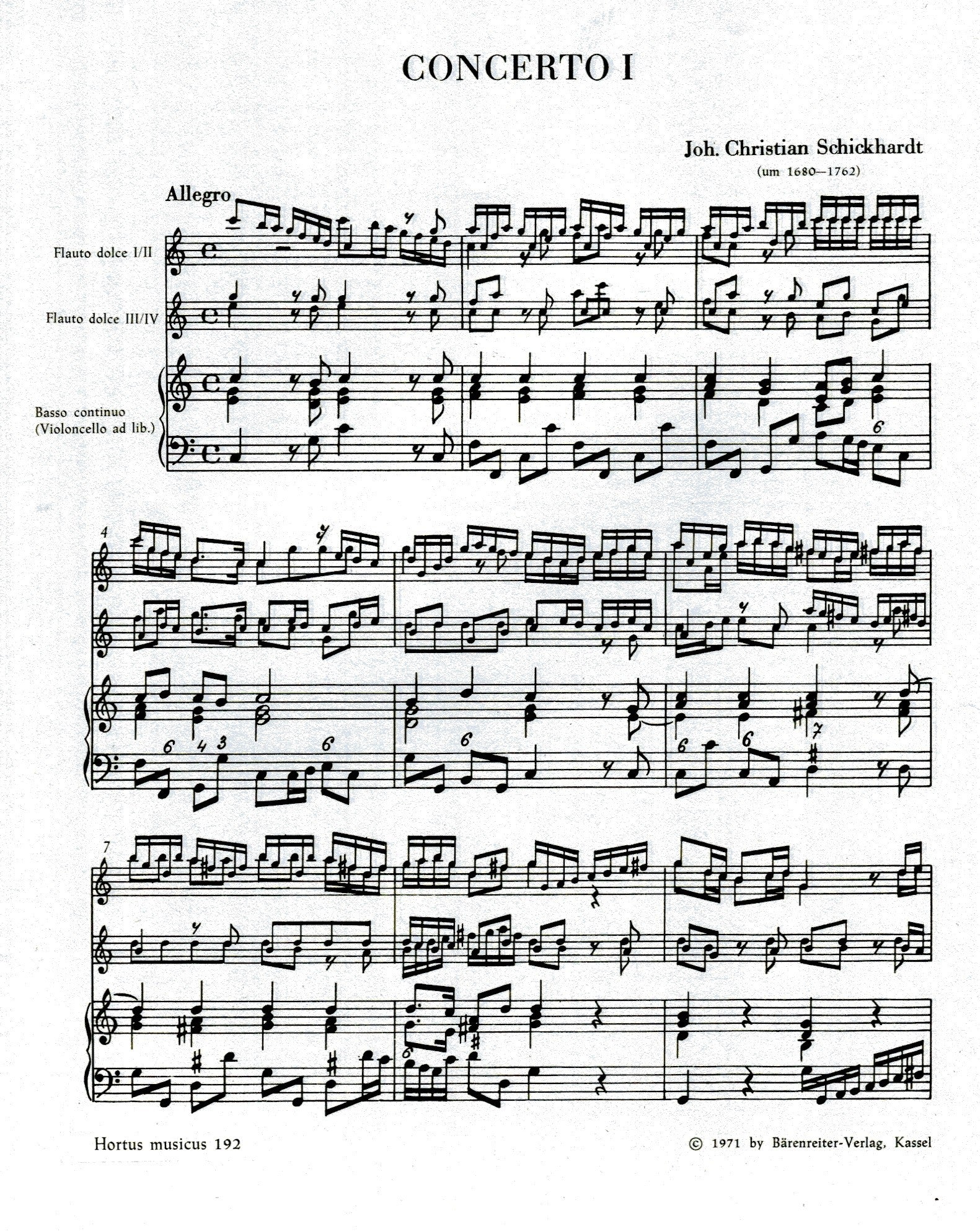 Concertos Volume 1