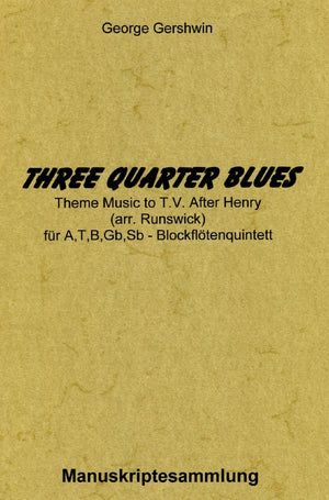 Three Quarter Blues: Theme Music to TV After Henry
