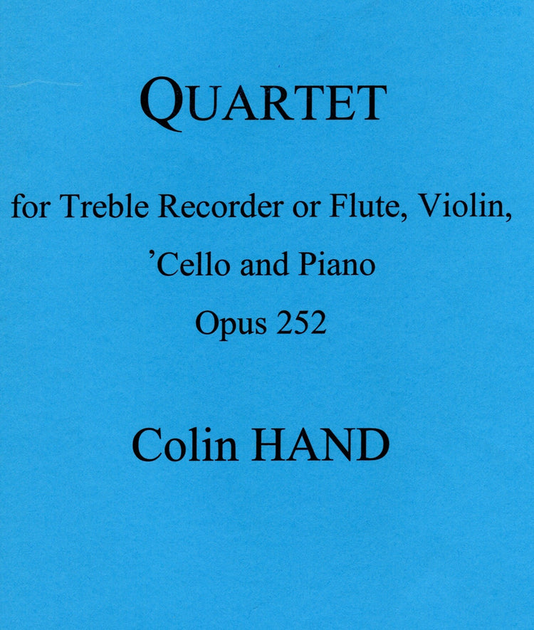 Quartet Op. 252