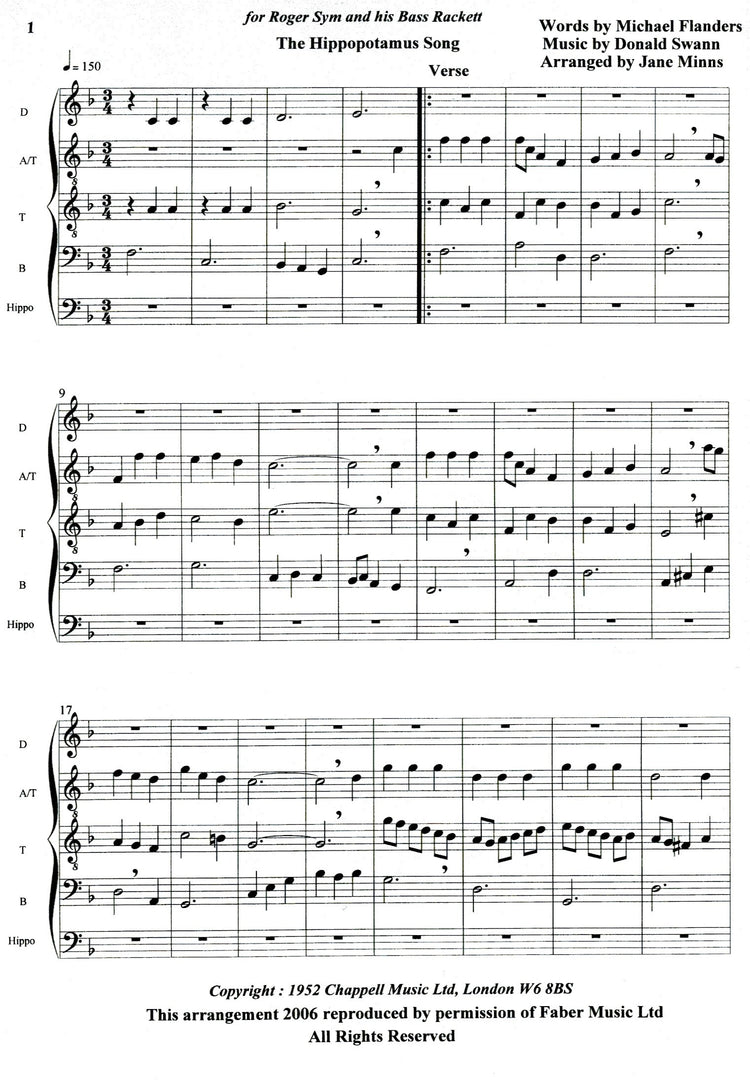 The Hippopotamus Song