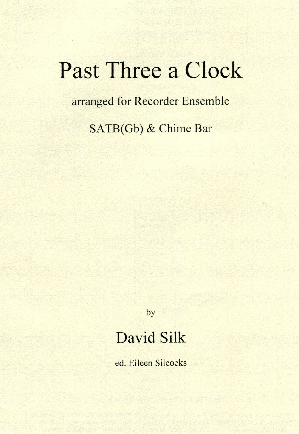 Past Three a Clock