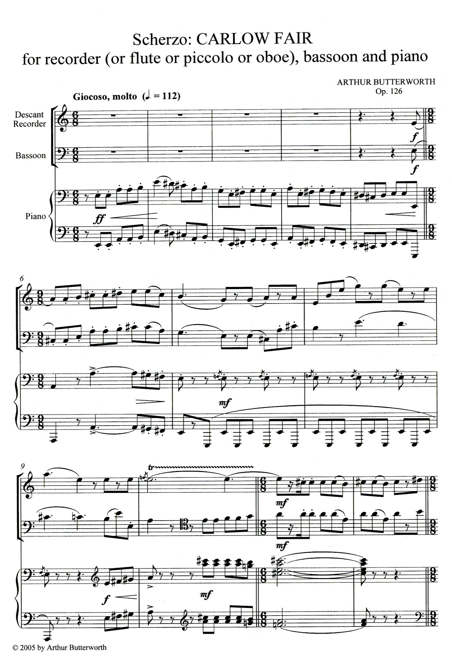 Scherzo: Carlow Fair