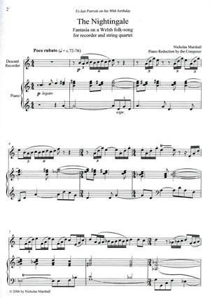 Nightingale (Fantasia on a Welsh folksong)