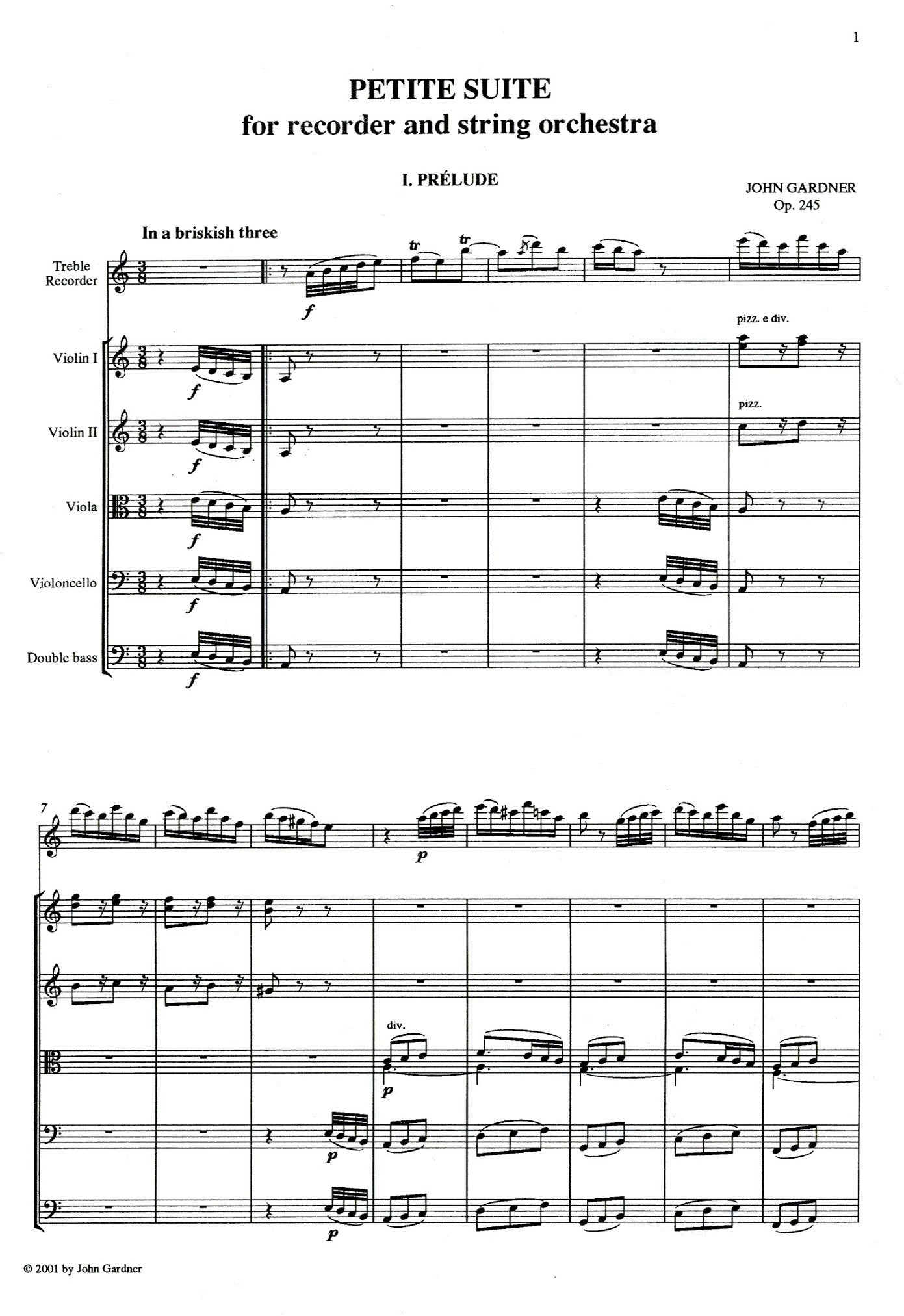Petite Suite Op. 245