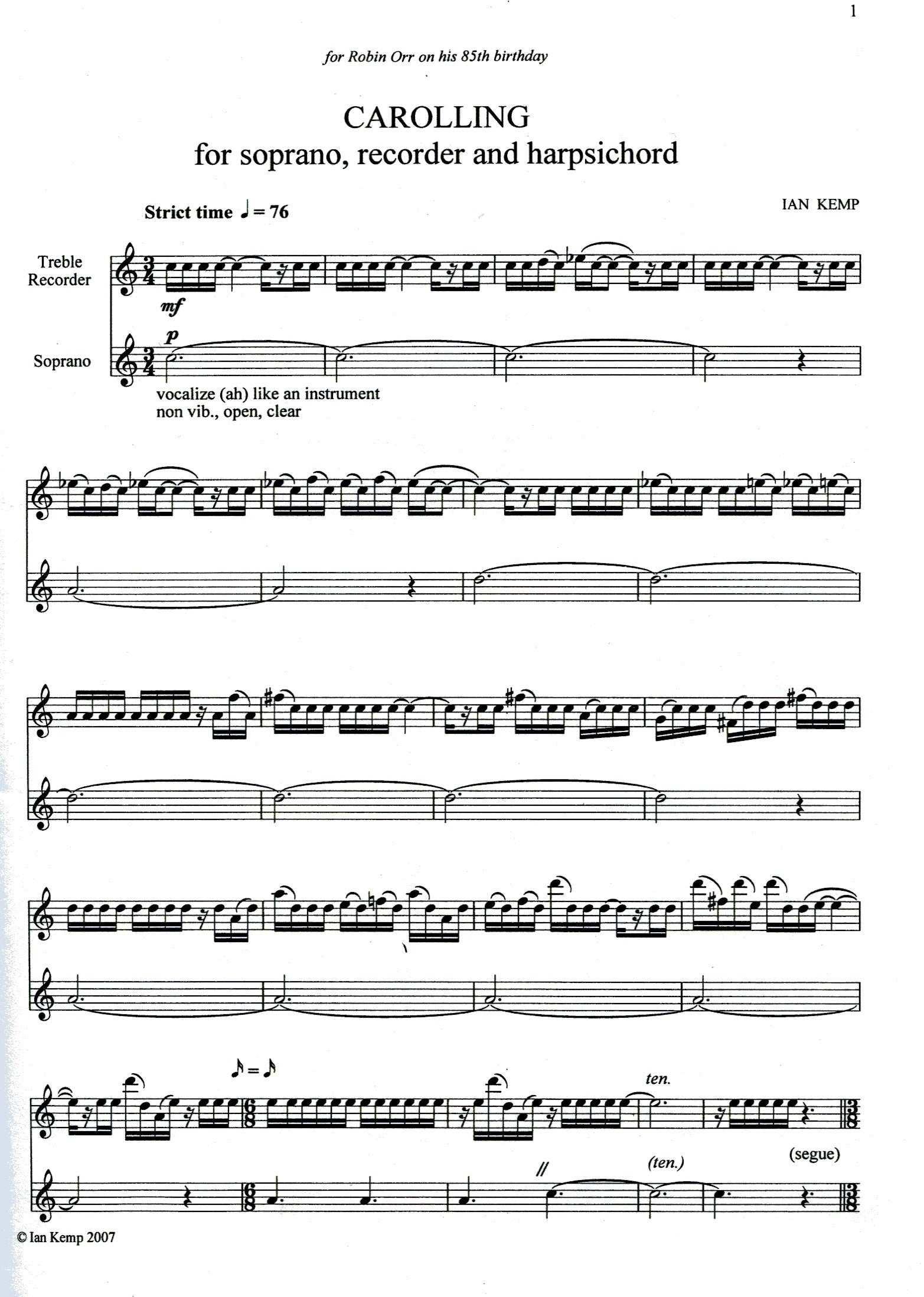 Carolling