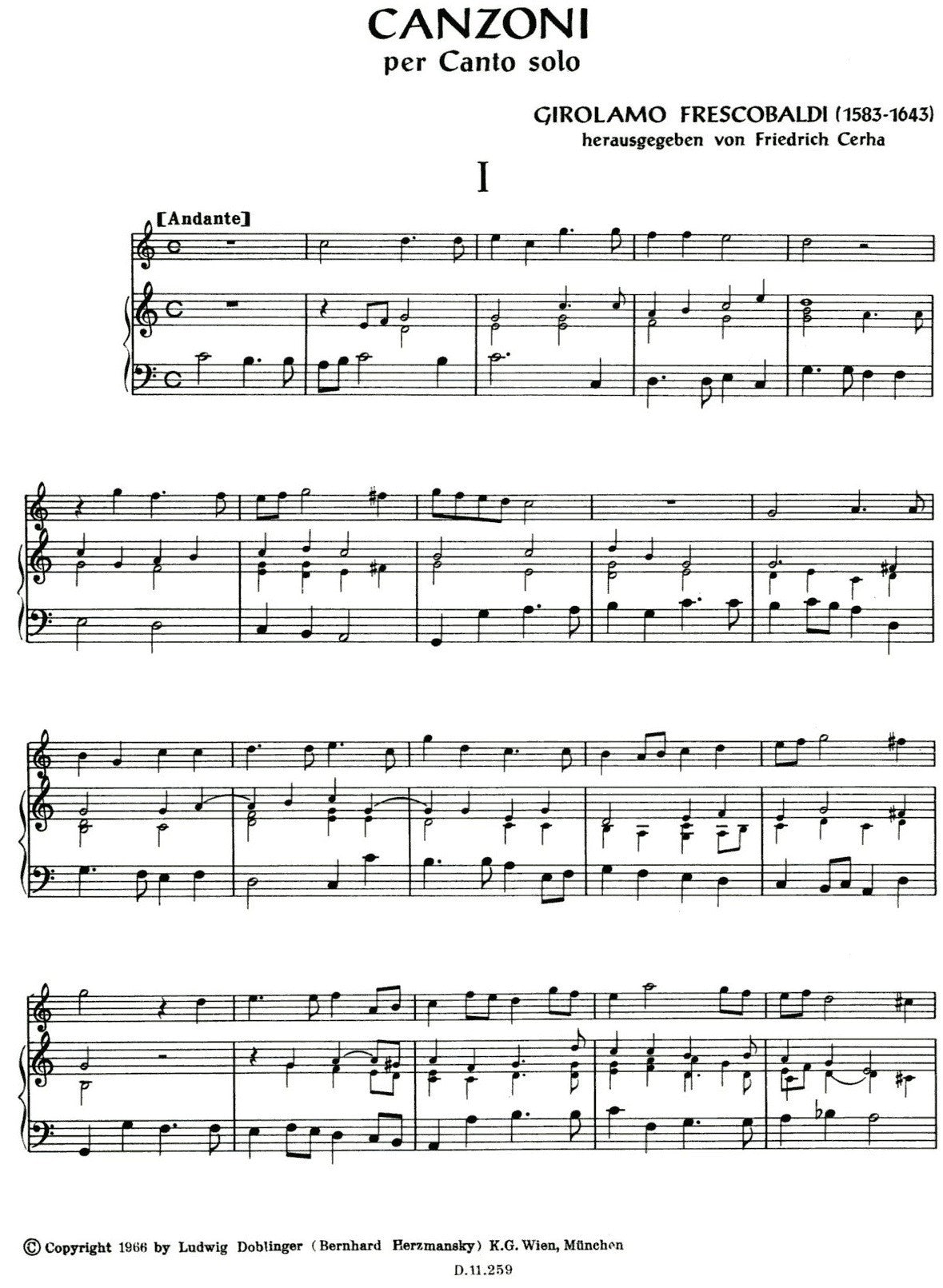 Canzoni per canto solo