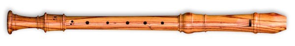 Denner Treble Recorder in Tulipwood