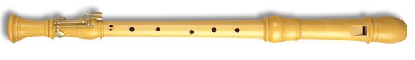 Denner Tenor Recorder (with double key) in Castello Boxwood