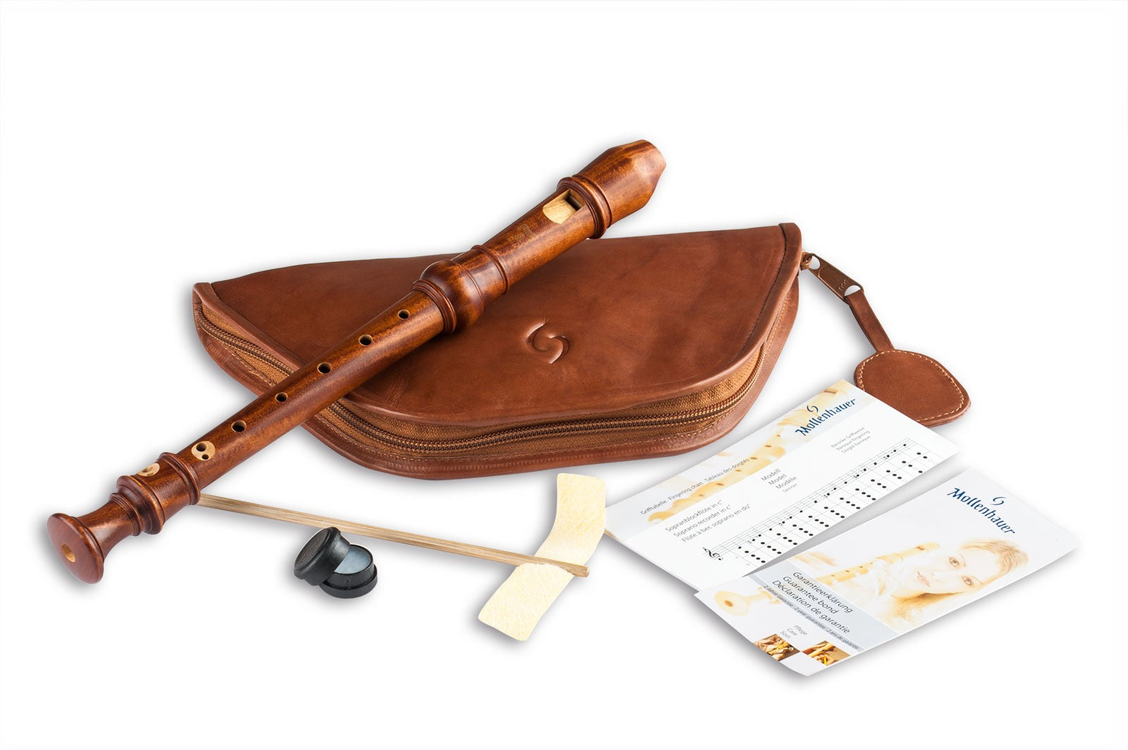 Denner Descant in Stained Satinwood