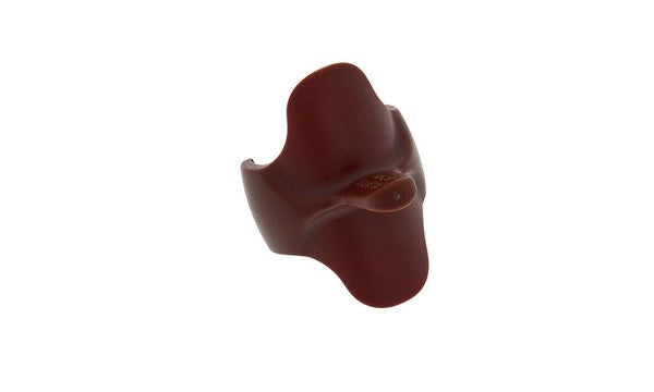 Adjustable thumb rest for Descant in Brown.