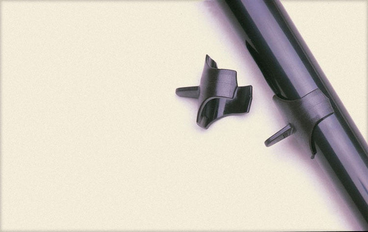 Adjustable thumb rest for Descant in Dark Brown.
