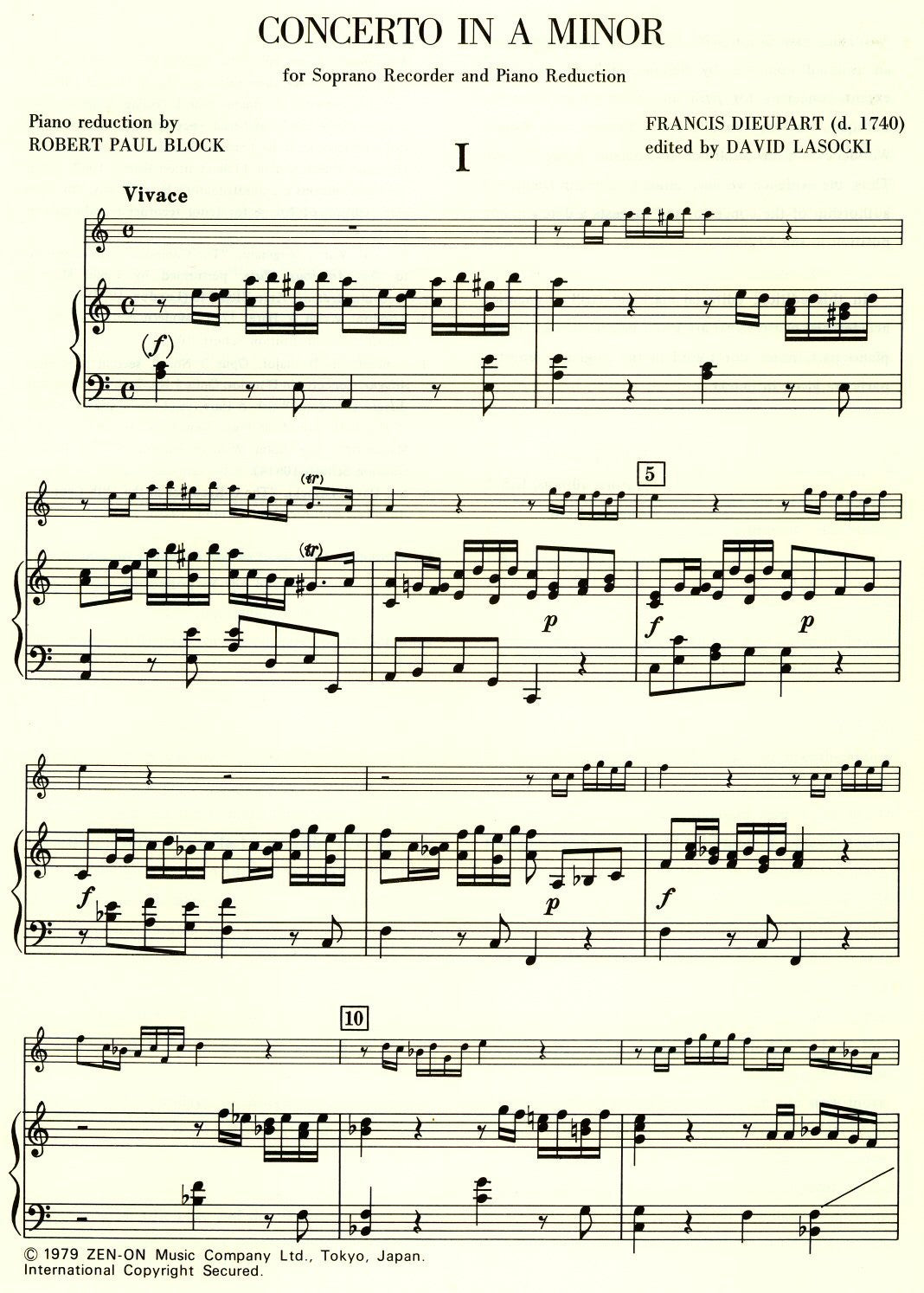 Concerto in A Minor