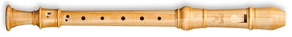 Denner-Edition Descant Recorder A-415 in Satinwood