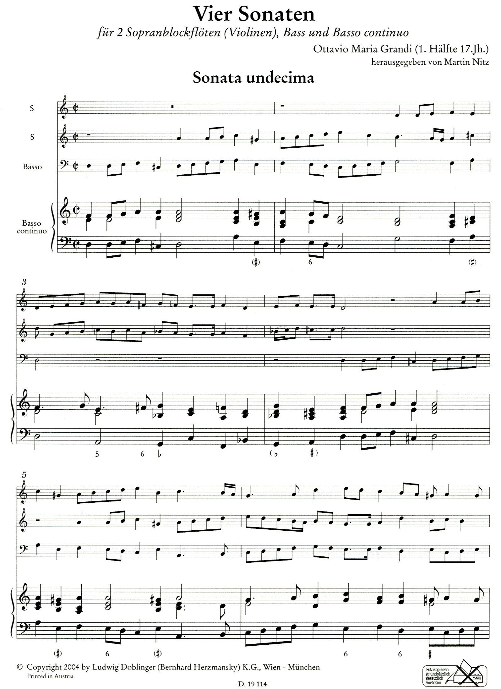 Four Sonatas