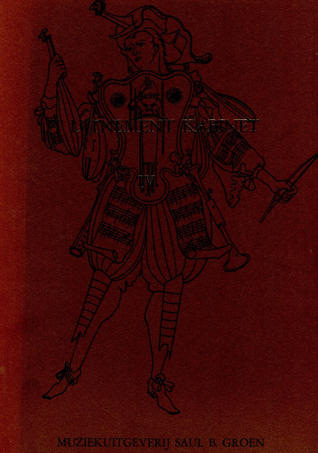 "T Uitnement Kabinet, 1646, 1649", Vol IV: Dances and Song Settings for 1 melody instrument and Basso Continuo